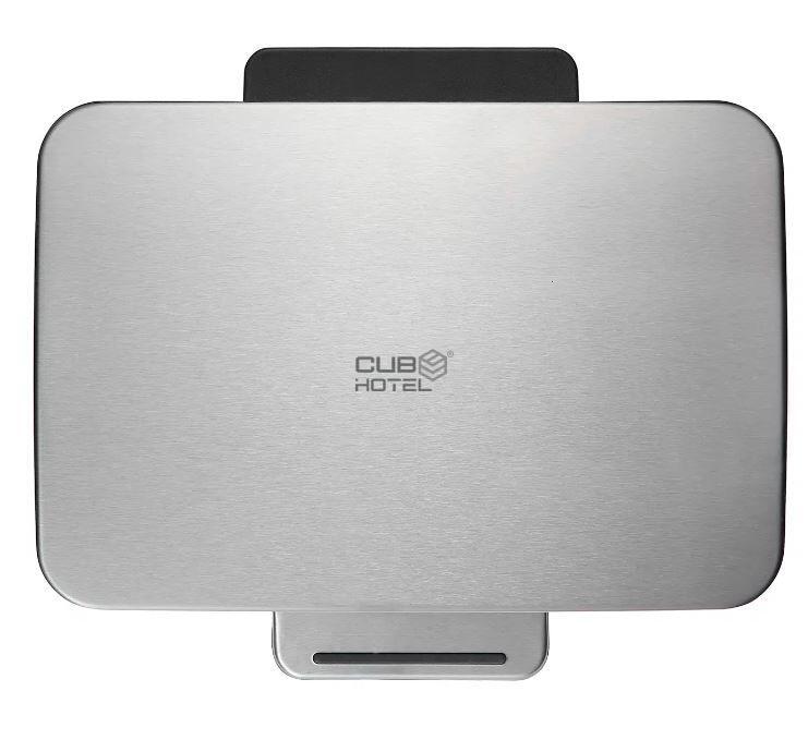 Papelera Rectangular con Pedal 20L Acero Inoxidable EKO E-Cube